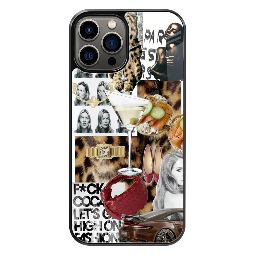 Premium Glass Back Mobile Phone Cover for iPhone, Samsung, OnePlus, Google Pixel, Redmi, Oppo, Vivo & Realme