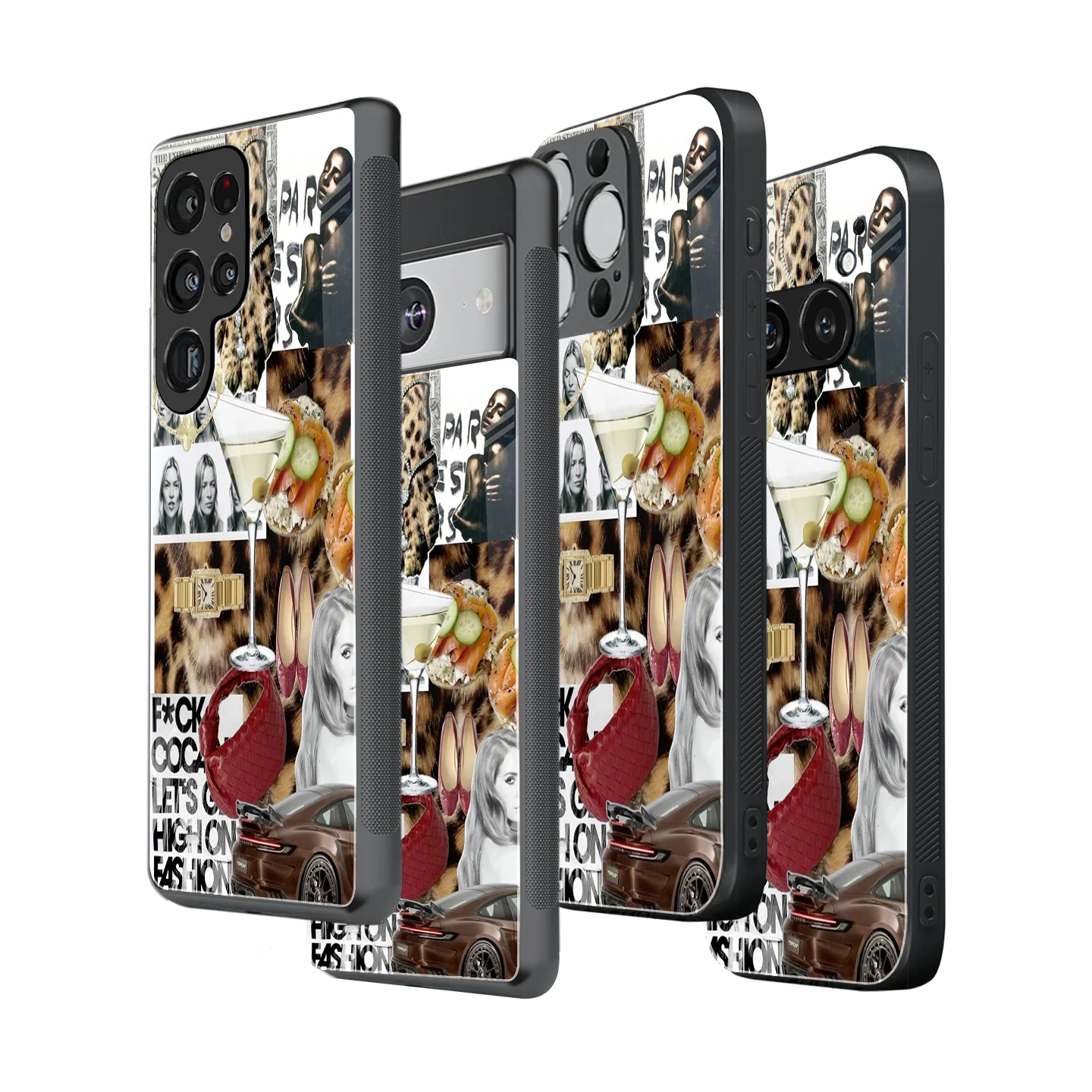 Stylish Glass Back Case for All Smartphones iPhone, Samsung, OnePlus, Pixel, Redmi, Oppo, Vivo, Motorola