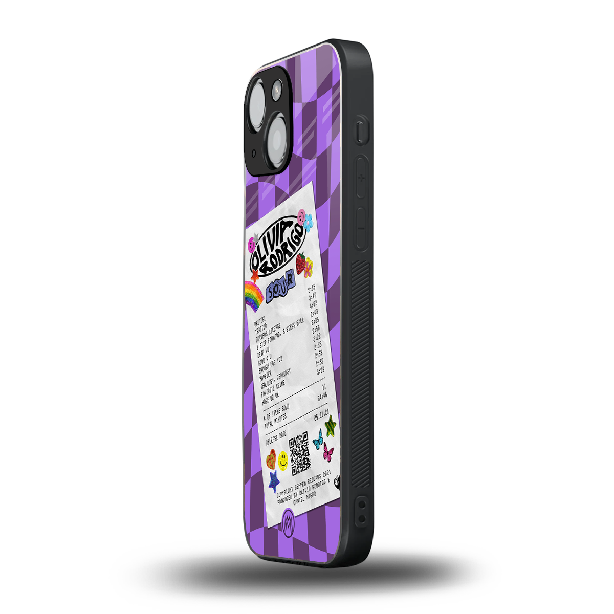 olivia rodrigo back phone cover | glass case for iphone 13 mini