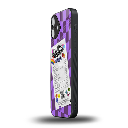 olivia rodrigo back phone cover | glass case for iphone 16 plus
