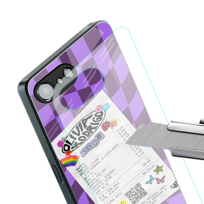 olivia rodrigo back phone cover | glass case for iphone 16e