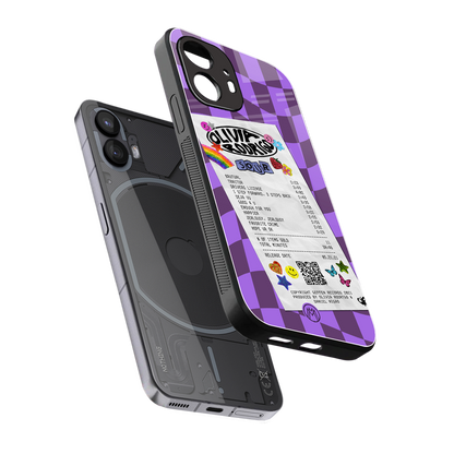 olivia rodrigo back phone cover | glass case for nothing phone 2