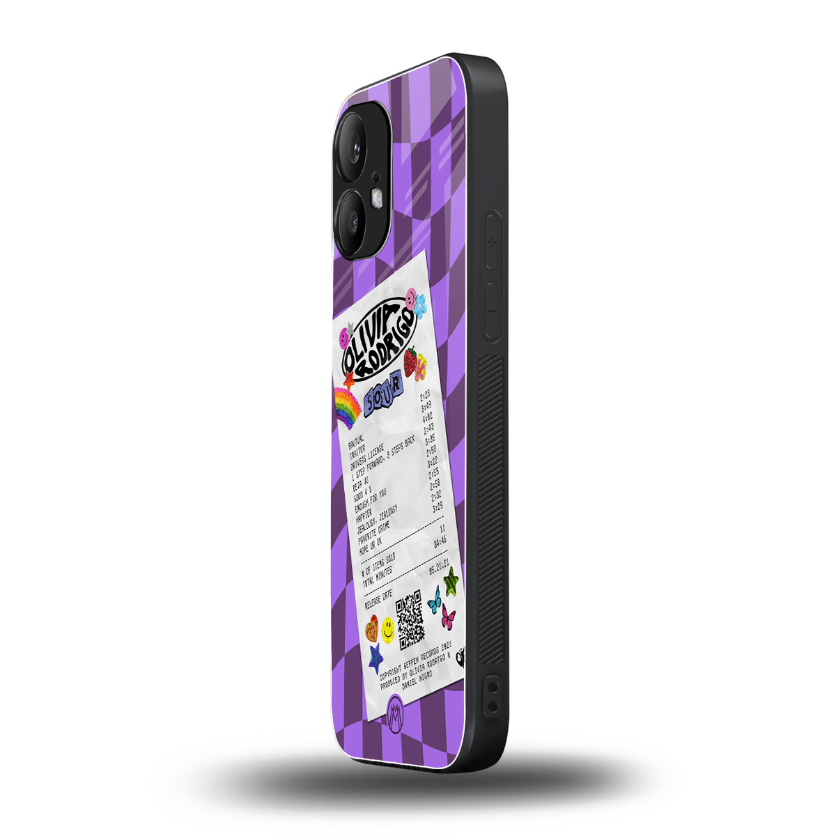 olivia rodrigo back phone cover | glass case for nothing phone 2