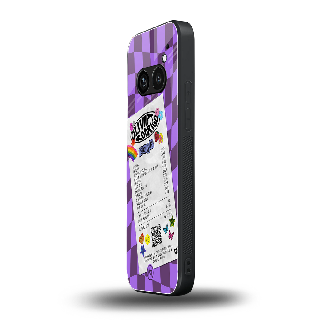 olivia rodrigo back phone cover | glass case for nothing phone 2a