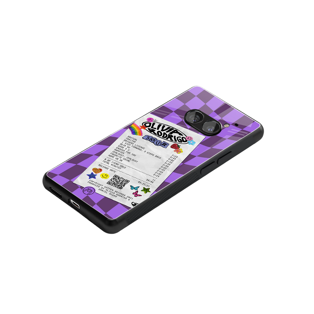 olivia rodrigo back phone cover | glass case for nothing phone 2a