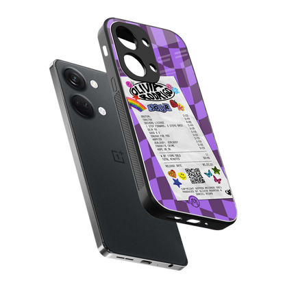 olivia rodrigo back phone cover | glass case for oneplus nord 3