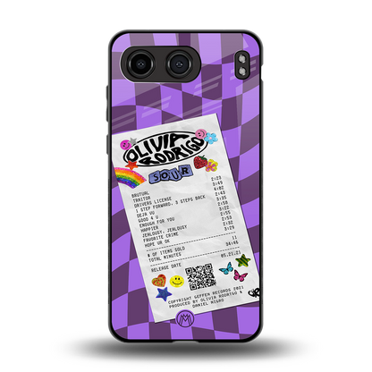 olivia rodrigo back phone cover | glass case for oneplus nord 4