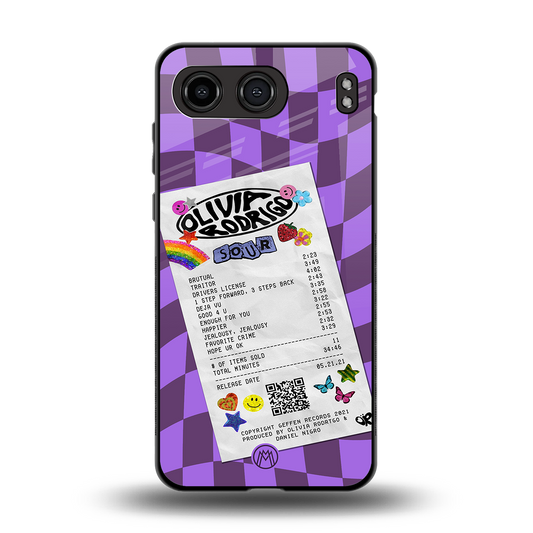 olivia rodrigo back phone cover | glass case for oneplus nord 4