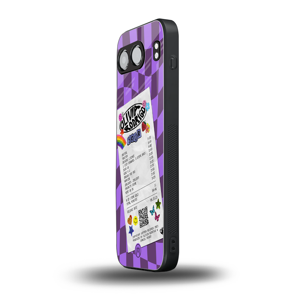 olivia rodrigo back phone cover | glass case for oneplus nord 4