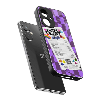 olivia rodrigo back phone cover | glass case for oneplus nord ce 3