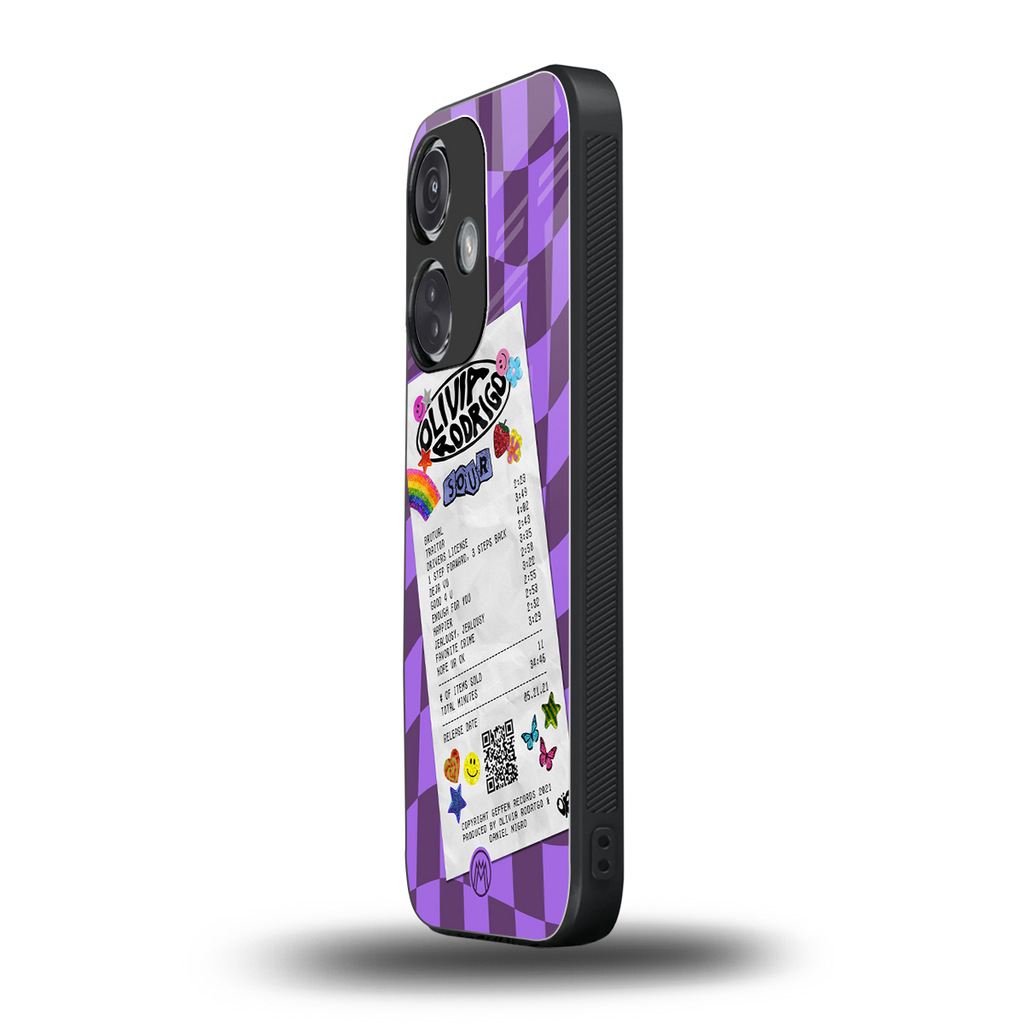 olivia rodrigo back phone cover | glass case for oneplus nord ce 3