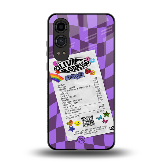 olivia rodrigo back phone cover | glass case for oneplus nord ce 4 lite