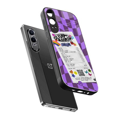 olivia rodrigo back phone cover | glass case for oneplus nord ce 4 lite