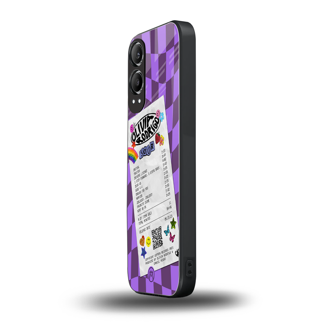olivia rodrigo back phone cover | glass case for oneplus nord ce 4 lite