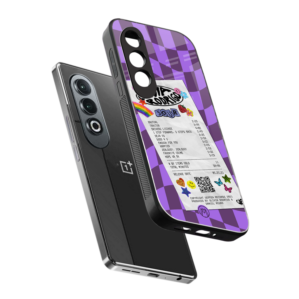 olivia rodrigo back phone cover | glass case for oneplus nord ce 4