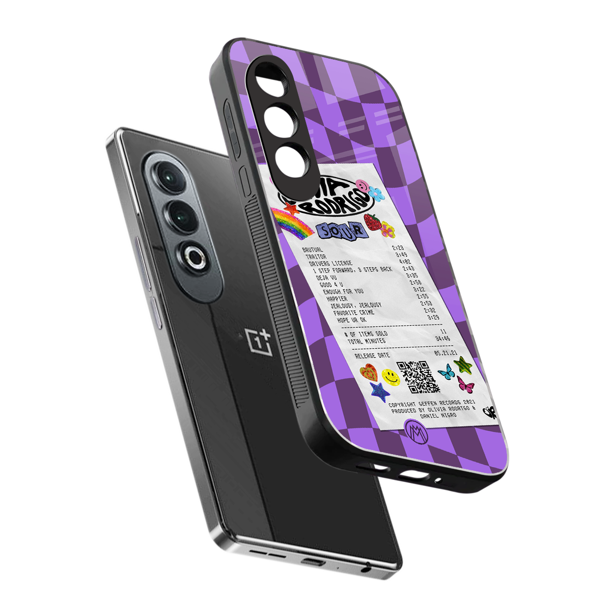 olivia rodrigo back phone cover | glass case for oneplus nord ce 4