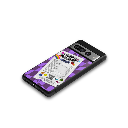 olivia rodrigo back phone cover | glass case for google pixel 7 pro