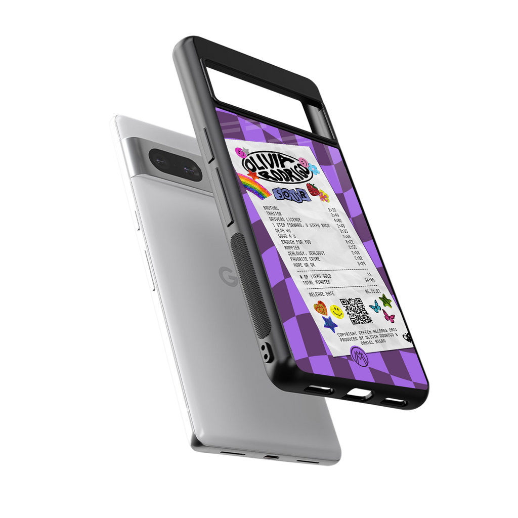 olivia rodrigo back phone cover | glass case for Google Pixel 7