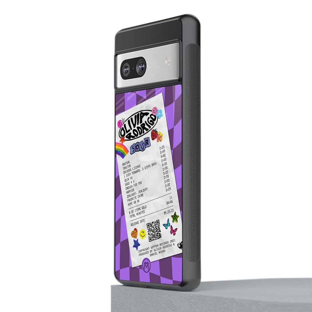 olivia rodrigo back phone cover | glass case for Google Pixel 7