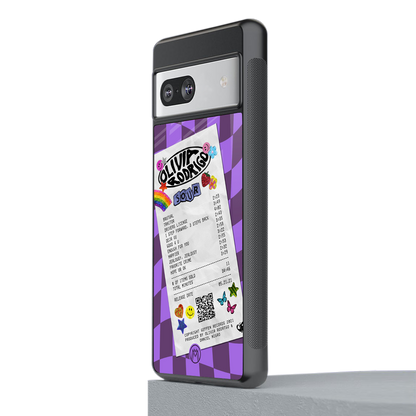 olivia rodrigo back phone cover | glass case for Google Pixel 7A