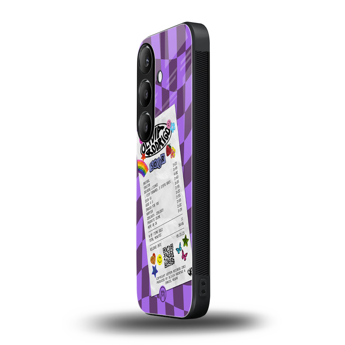 olivia rodrigo back phone cover | glass case for samsung galaxy s24 fe
