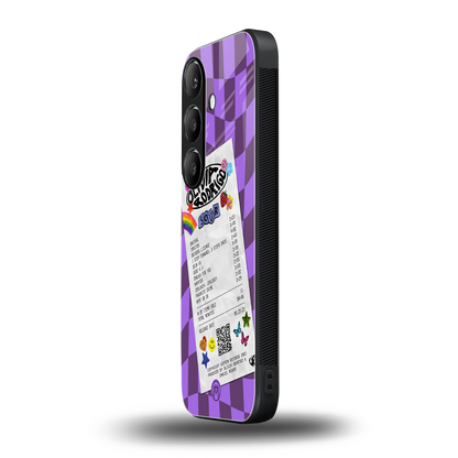olivia rodrigo back phone cover | glass case for samsung galaxy s24 fe