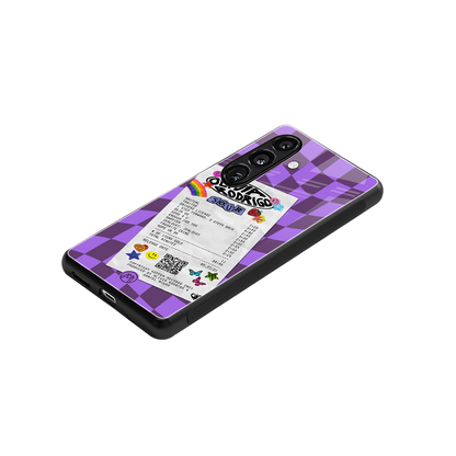 olivia rodrigo back phone cover | glass case for samsung galaxy s24 fe