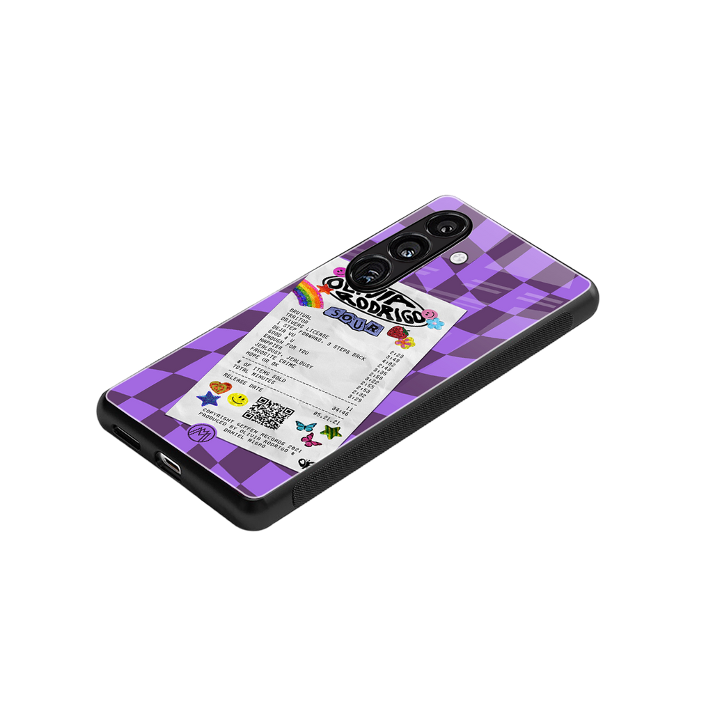 olivia rodrigo back phone cover | glass case for samsung galaxy s23 plus