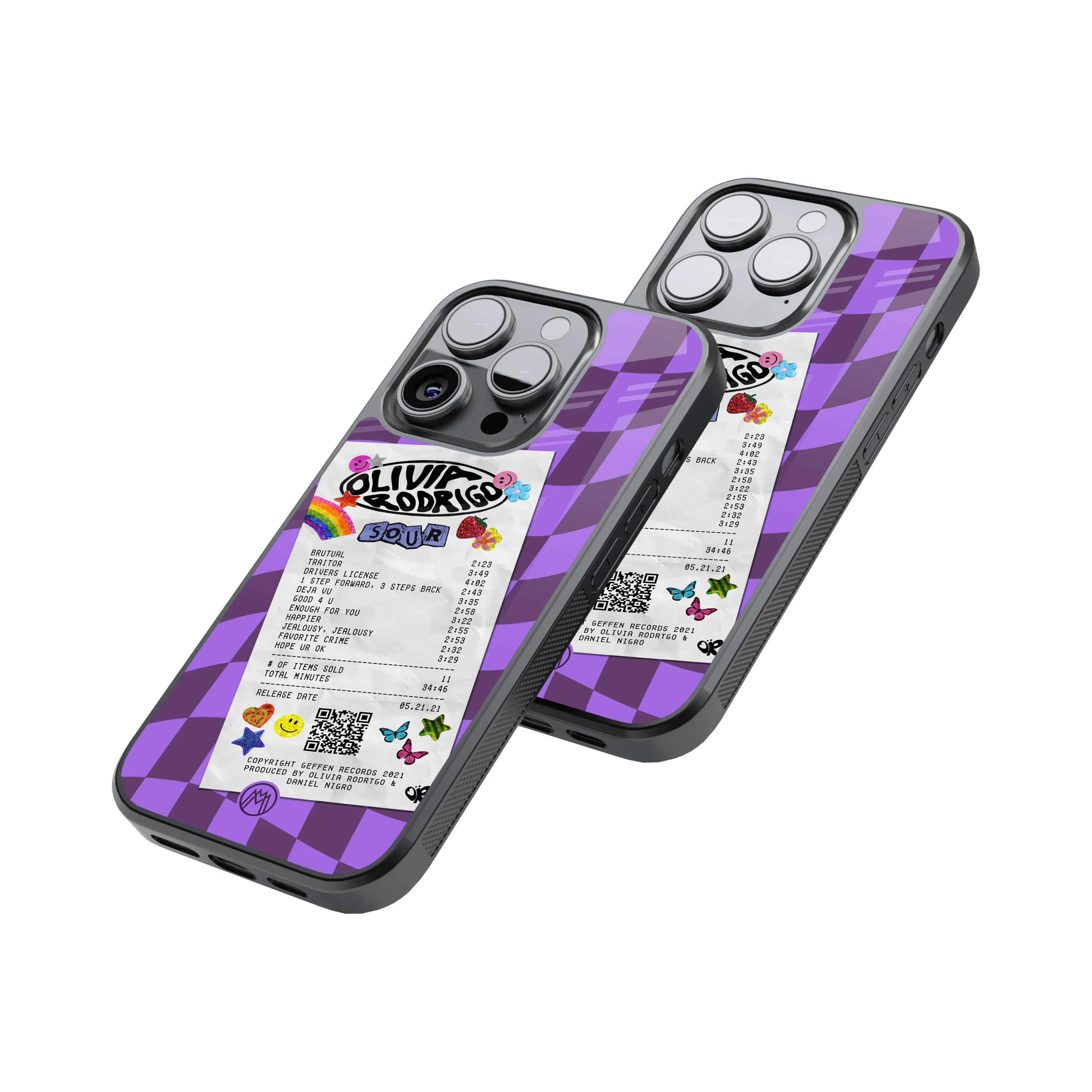 Protective Glass Back Phone Case Compatible with iPhone, Samsung, OnePlus, Pixel & More