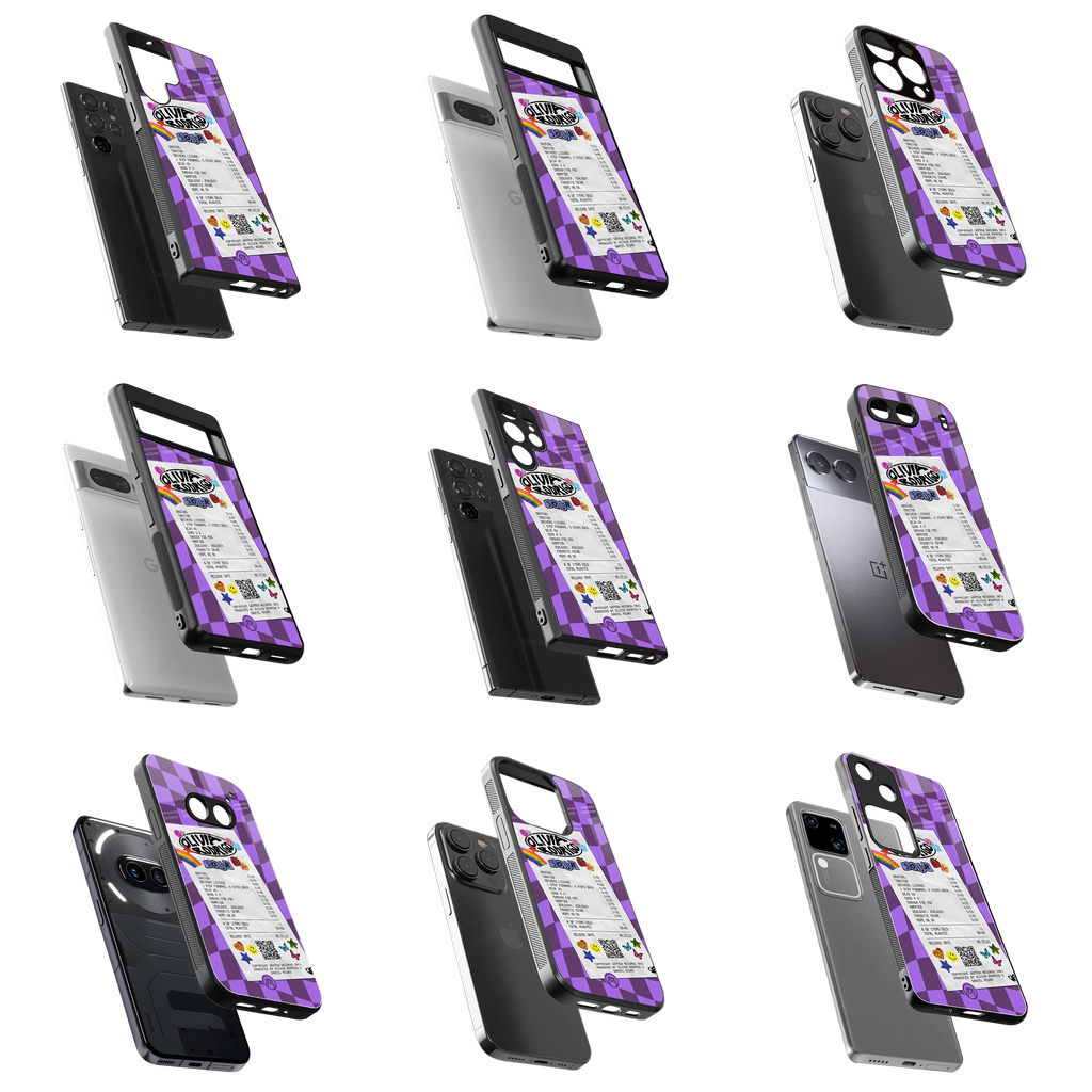 Durable Glass Back Mobile Case for iPhone, Samsung, OnePlus, Google Pixel, Redmi, Vivo, Oppo