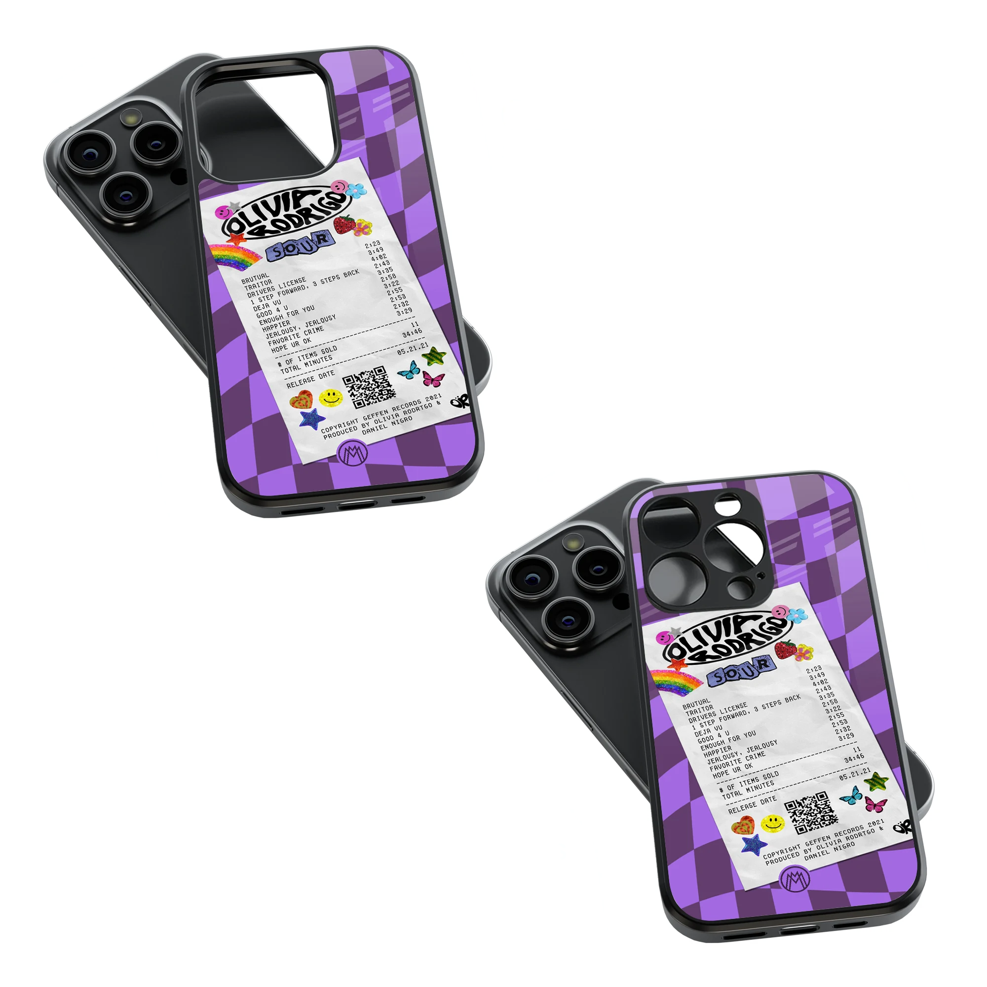 Trendy Glass Back Mobile Case for iPhone, Samsung, Redmi, OnePlus, Google Pixel, Motorola