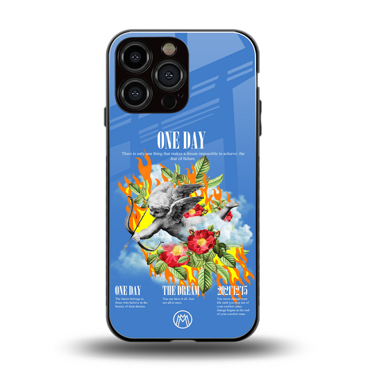 one day back phone cover | glass case for iphone 13 pro max
