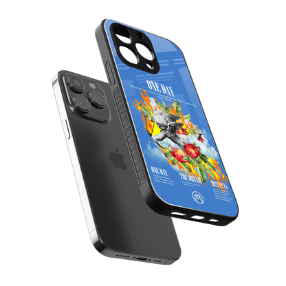 one day back phone cover | glass case for iphone 13 pro max