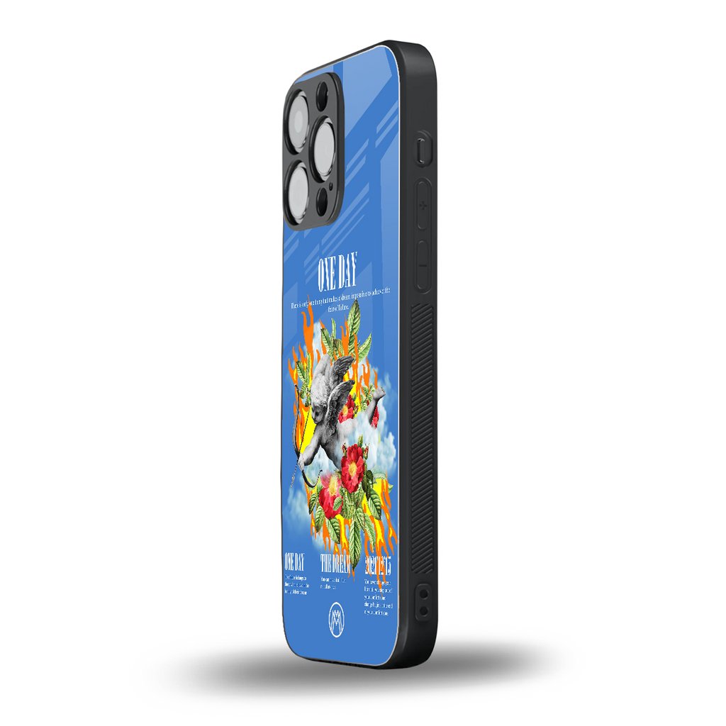 one day back phone cover | glass case for iphone 13 pro max