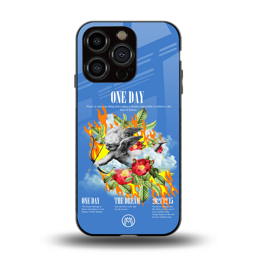 one day back phone cover | glass case for iphone 13 pro