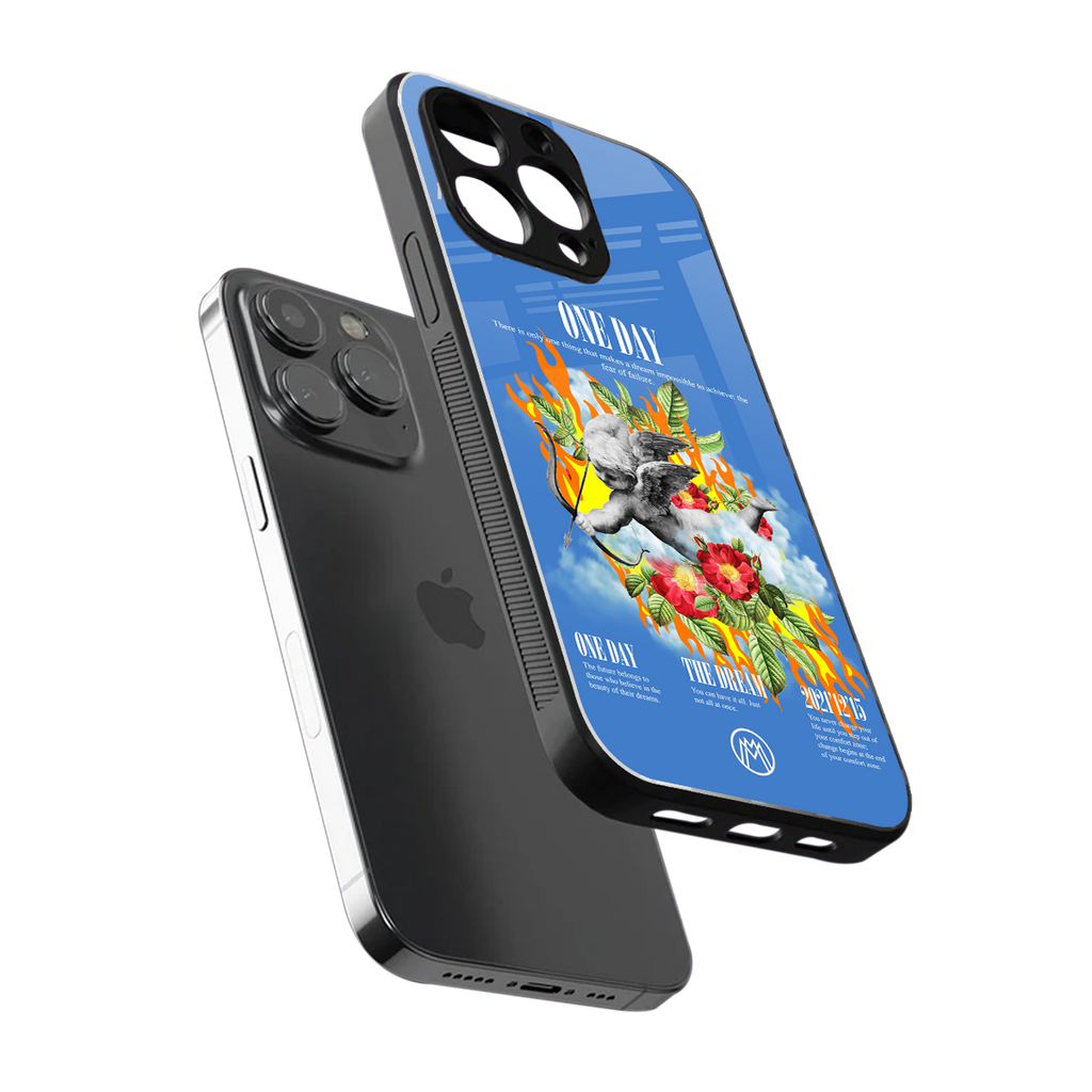 one day back phone cover | glass case for iphone 13 pro
