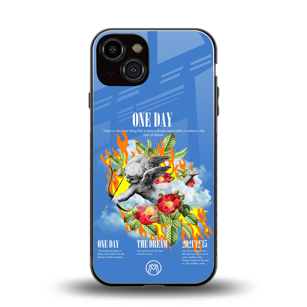 one day back phone cover | glass case for iphone 13
