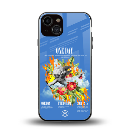 one day back phone cover | glass case for iphone 13