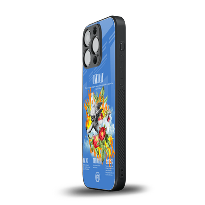 one day back phone cover | glass case for iphone 14 pro