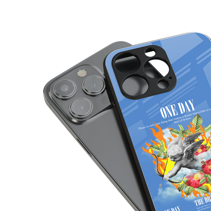 one day back phone cover | glass case for iphone 13 pro max