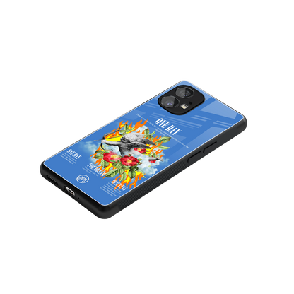 one day back phone cover | glass case for nothing phone 1