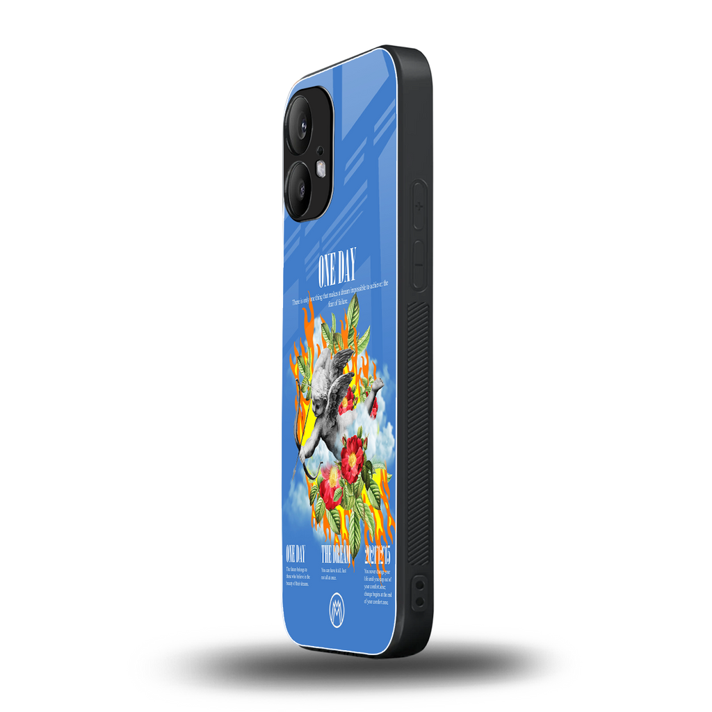 one day back phone cover | glass case for nothing phone 2