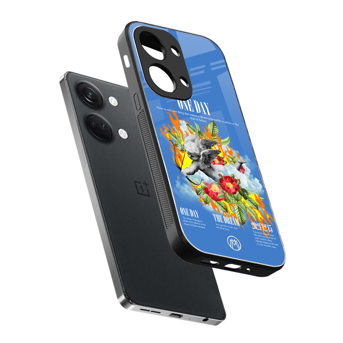 one day back phone cover | glass case for oneplus nord 3
