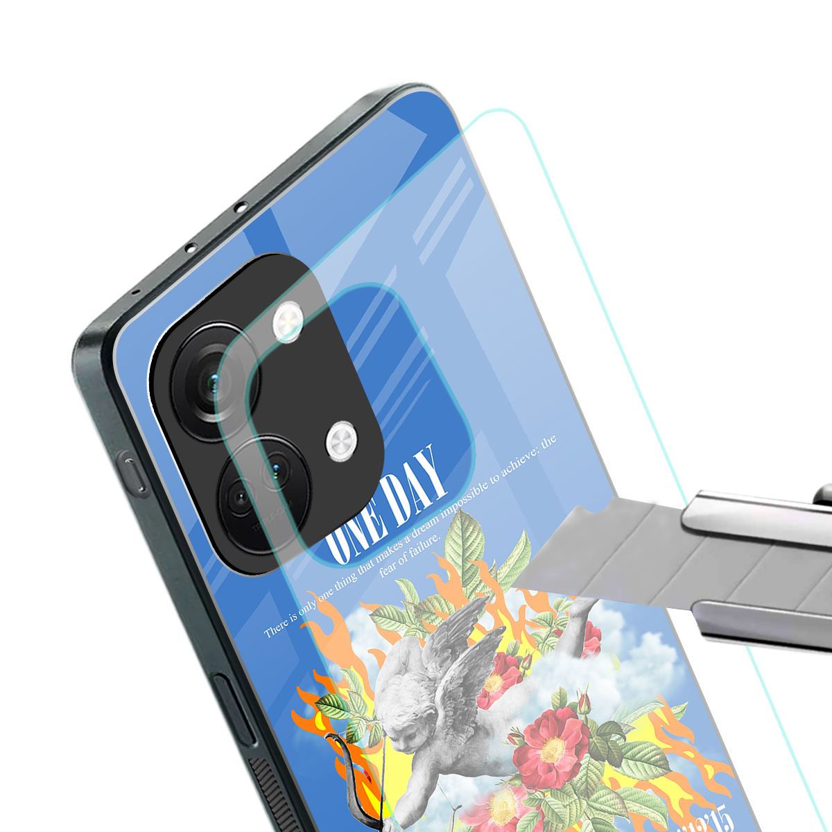 one day back phone cover | glass case for oneplus nord 3