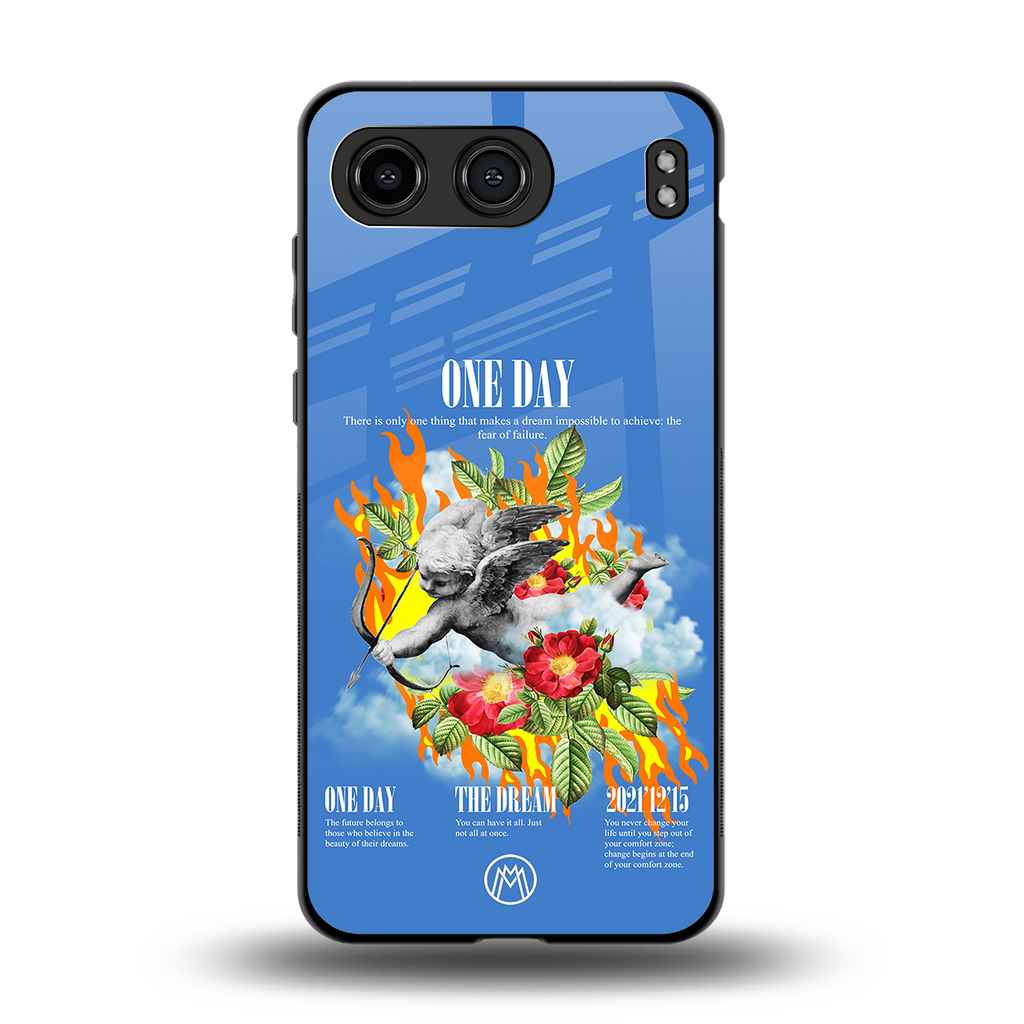 one day back phone cover | glass case for oneplus nord 4