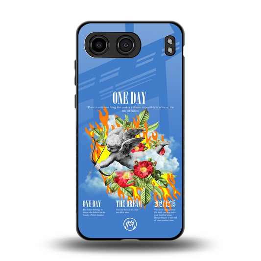 one day back phone cover | glass case for oneplus nord 4