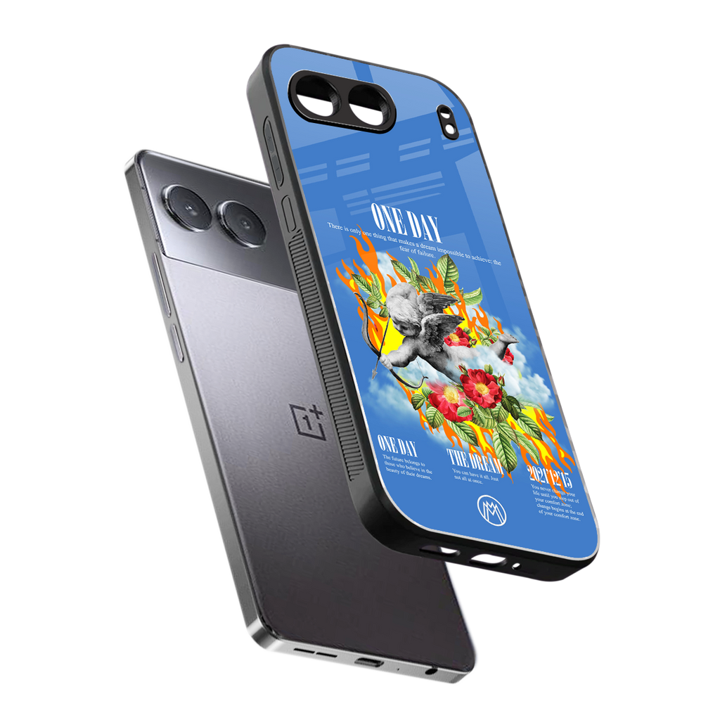 one day back phone cover | glass case for oneplus nord 4