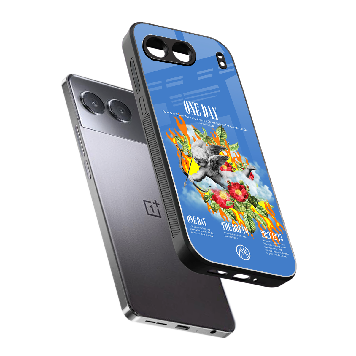 one day back phone cover | glass case for oneplus nord 4