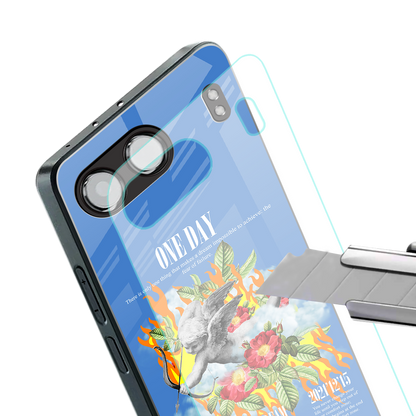 one day back phone cover | glass case for oneplus nord 4