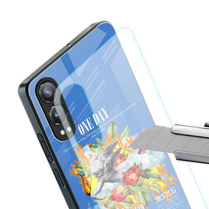 one day back phone cover | glass case for oneplus nord ce 4 lite